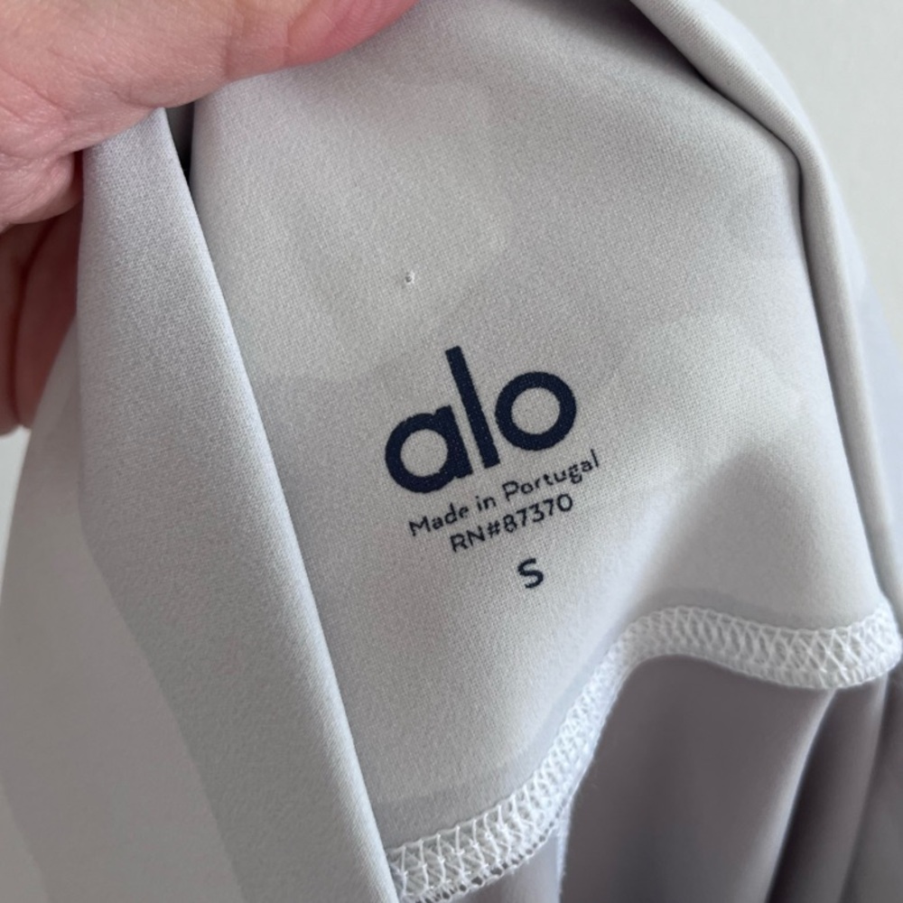 ALO Yoga Gray Bike Shorts